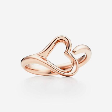 The "Eternal Embrace" Rose Gold Open Heart Ring
